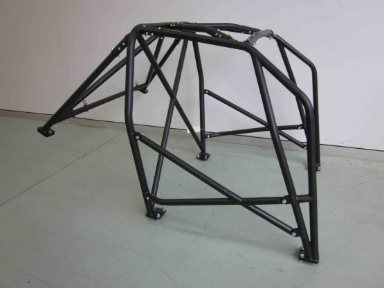 AGI - BMW E30 2dr - 2016 CAMS spec National level Bolt-in Roll cage - Option F (floor pic - side)