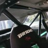 AGI - Ford Laser KF - 2015 CAMS State level Bolt-in Roll cage with double door bars (car pic - view of hoop)