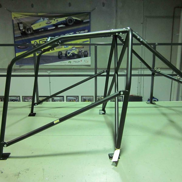 AGI - Nissan Bluebird U13 - 2015 CAMS spec State level Bolt-in Roll cage - Option C (floor pic - side)