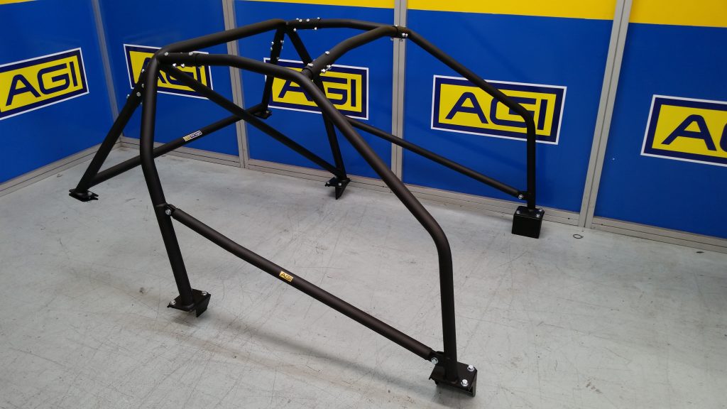 (B) Mazda RX7 FB 6pt Full cage Boltin AGI ROLL CAGES